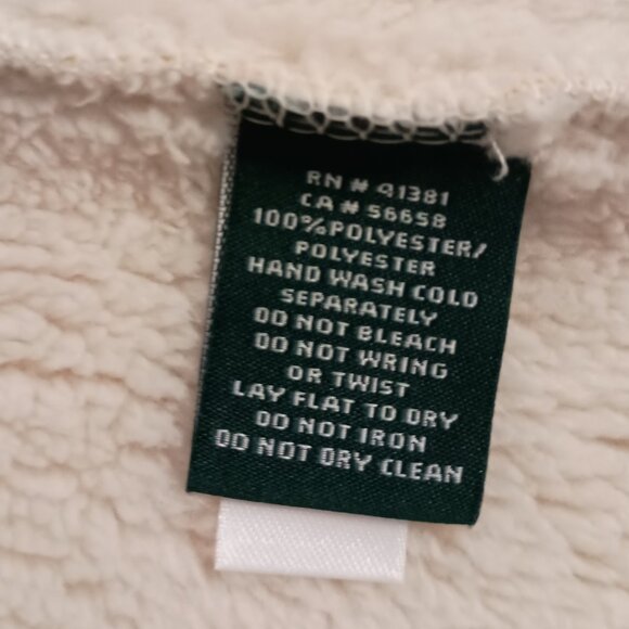 Lauren Ralph Lauren Faux Suede Sherpa Vest Women’s L - Large - Picture 5 of 14